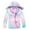 Multi-color(lining:fleece), variant on Girls Rain Jackets Lightweight Waterproof Hooded Raincoats Windbreakers for Kids,Sizes 4-14