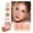 03, variant on QIBEST 2024 Contouring Highlight Blush 3 IN 1 All-in-one Palette Face Makeup Matte Bronzer Eye Shadow Blusher Cosmetic For Women