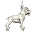 thumbnail image 1 of Sterling Silver 24" Unisex 1.5mm Box Chain 3D Rottweiler Dog Breed Pendant Necklace, 1 of 2