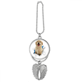 thumbnail image 1 of Animal Paper Breaks Shock Puppies Silver Wing Car Pendant Decoration, 1 of 4