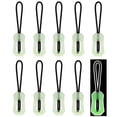 thumbnail image 1 of 10Pcs Luminous Zip Extension Glow In The Dark Backpack Zip Puller Heads Zip Tags, 1 of 5