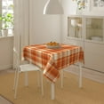 thumbnail image 3 of Nappe Carrée d'Automne 52x52 Pouces Nappe à Carreaux d'Automne Petite Nappe Carrée Intérieur Extérieur Lavable Sans Plis Tissu Résistant aux Taches Housse de Table pour Tables Carrées Cuisine Salle à Manger, 3 of 6