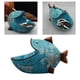 thumbnail image 5 of Bandeja de almacenamiento con esculturas de peces nórdicos, artículos de arte, estatuas, decoración para el hogar y la oficina. Azul, 5 of 9