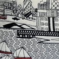 thumbnail image 4 of 35" White Cleveland Daylight Skyline Lumbar Decorative Pillow, 4 of 6