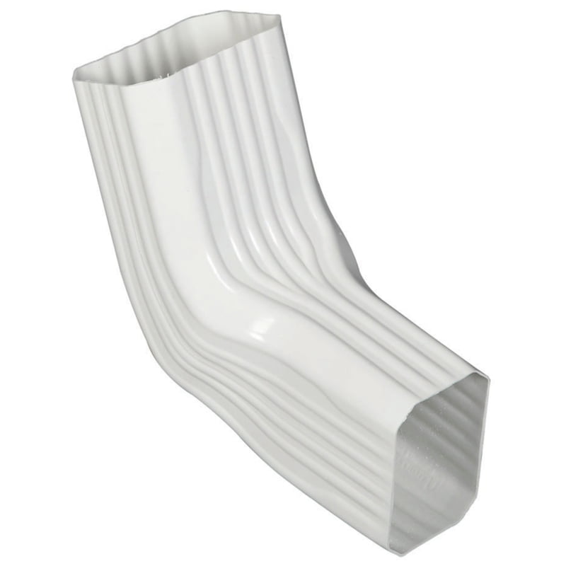 Amerimax Home Products 37064 2 x 3 Vinyl Transition Elbow White