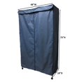 thumbnail image 2 of Covered Living Portable Garment Rack Cover 48"W x 18"D x 75"H, Dusty Blue, 2 of 3