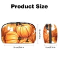 thumbnail image 5 of Pumpkin Charger Organizer Hard Drive Bag Cable Cord Organizer Small Storage Pouch Oxford Fabric Waterproof Electronic Digital Accessories Travel Case 5.9x9.44x3.14 in., 5 of 6
