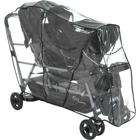 Joovy Big Caboose Stand On Tandem Triple Stroller Rain Cover