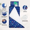 thumbnail image 3 of Safotad Tapete para la siesta para niños pequeños con almohada extraíble y manta de felpa - 54" x 33" para niños de 3 a 6 años - Saco de dormir suave para niños pequeños - Diseño enrollable ideal para, 3 of 5