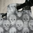 thumbnail image 3 of Ambesonne Grey and White Grommet Curtain, Brainpan Head, 50" x 96", Grey Black White, 3 of 6
