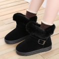 thumbnail image 6 of GUOBIOZIY Boys Girls Outdoor Side Zipper Comfort Ankle Boots(Toddler/Little Kid/Big Kid) (Black,6-7 Y), 6 of 7