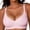 Pink, variant on Women Wireless Bra Deep V Adjustable Strap Push-Up Design Comfortable Skin-Friendly Daily Fashion Gray 36(L)