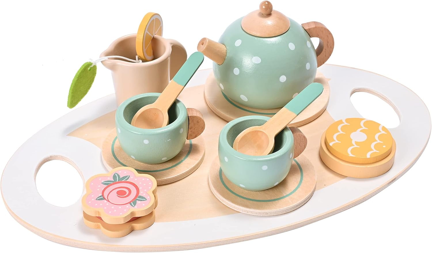 [Kidzlane]Kidzlane Durable Kids Play Dishes Pretend Play Childrens Dish Set 29 Piece with Drainer 0531 [並行輸入品] Kidzlane Kids Play Dishes - 29 Piece Pretend Play Set with