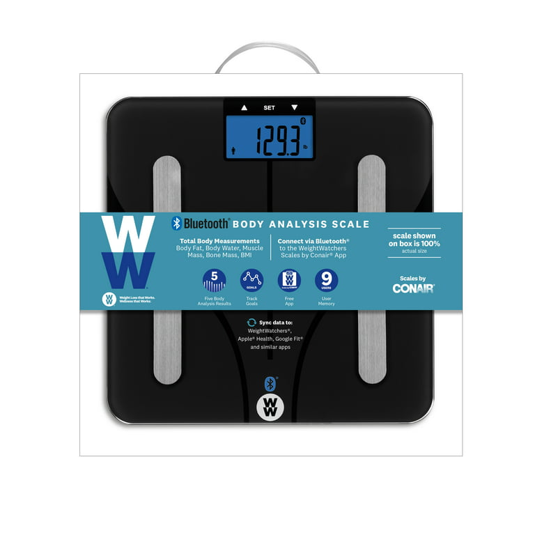 Buy WeightWatchers Extra Wide Easy Read Body Analyser Scale, Bathroom  scales