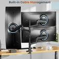 thumbnail image 7 of PUTORSEN Triple Monitor Mount for 17-49-inch Screens - Heavy Duty Triple Monitor Arm Desk Mount for Ultrawide Monitors, Fully Adjustment, Max Load 20KG per Screen, 7 of 7