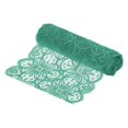 thumbnail image 1 of Unique Bargains Lace Ribbon 5 Yards 7 Inch Lace Flower Trim for Craft Headbands Wedding Dark Green, 1 of 5