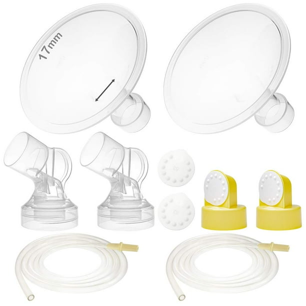 Piezas para Sacaleches NENESUPPLY Bridas de 17mm Compatibles con Medela