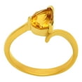 thumbnail image 3 of 18K Gold Over Brass Natural Citrine Ring s.8 Jewelry RM-1731 TGR1001_G_8, 3 of 6