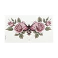 thumbnail image 1 of Unique Bargains 1 Pc Realistic Temporary Tatto Collarbone Fake Tattoos Pink Green, 1 of 5