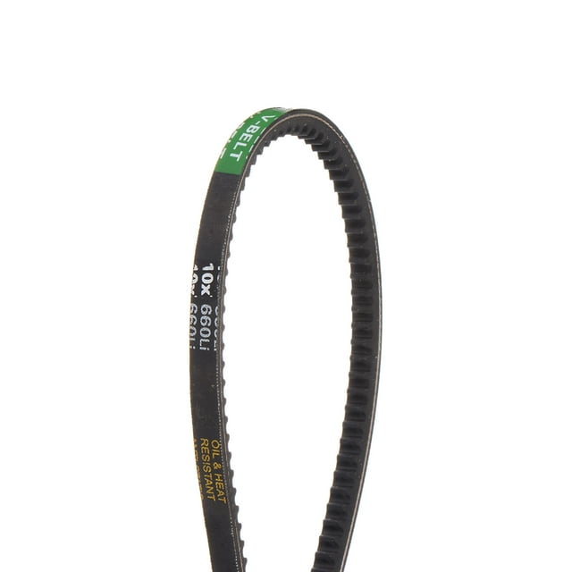 Unique Bargains 660mm Inner Girth 10mm Width Cogged V Belts Rubber Drive Belt for Power Transmission