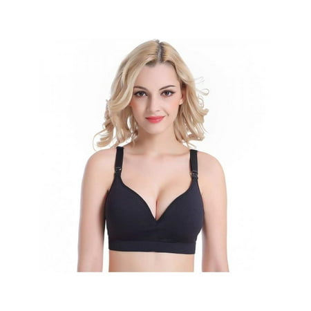 

VICOODA Women s Seamless Maternity Nursing Bra Sleep Bralette Women Convertible Straps Underwear