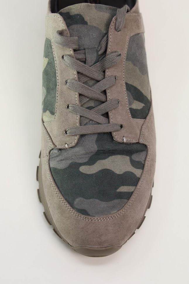G.I.L.I. Lace-up Camo Sneakers- Janna 