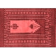 thumbnail image 1 of Ahgly Company Machine Washable Indoor Rectangle Abstract Red Modern Area Rugs, 7' x 10', 1 of 4