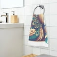 thumbnail image 6 of Beautiful Peacock 2 Pcs Hand Towel Set Cotton Absorbent Soft Face Towels Bath Towels for Bathroom Kitchen Shower Hotel Decor 16"x28", 6 of 8