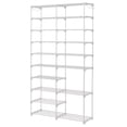 thumbnail image 6 of Ktaxon Shoe Rack 10 Tiers 45 Pairs w/ 8 Hooks, Shoe Storage Cabinet Organizer for Entryway, Hallway, White, 6 of 14