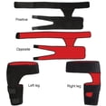 thumbnail image 4 of Rodillera unisex para cadera, manga de compresión para muslo y envoltura de compresión, protector de piernas y cadera para fitness, previene la tensión muscular (negro), 4 of 5