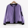 thumbnail image 5 of SUXIAN Toddler Winter Jacket Girls Warm Windproof Outerwear Casual Long Sleeve Coat with Pockets Loose Fit Light Purple 4-5 Years, 5 of 9