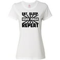 thumbnail image 3 of Inktastic Eat, Sleep, Krav Maga, Repeat Women's T-Shirt, 3 of 5