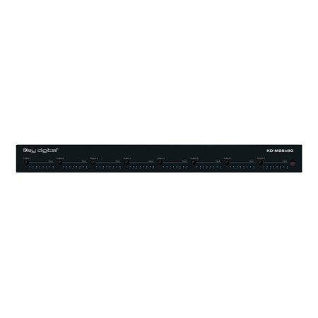 UPC: 0815996020730 | Key Digital KD-MS8X8G – Video/audio switch – rack-mountable