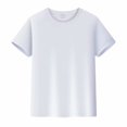 thumbnail image 2 of 2025 Hauts Garçons T-Shirts Enfants Manches Courtes Débardeur Uni Tee-Shirt Manches Longues Garçon & Unisexe 2T Débardeur Garçon Enfants Col Rond T-Shirt, 2 of 4