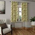thumbnail image 2 of Ambesonne Persian Grommet Curtain, Paisley of Middle East, 50" x 54", Pale Green Brown, 2 of 6