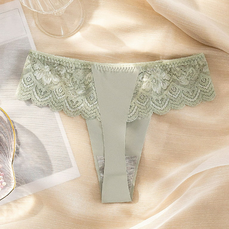 Eashery Panties for Women Naughty Teen Girls Underwear Cotton Soft Panties  for Teens Briefs Green Large 