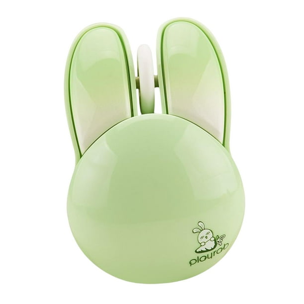 Ratón inalámbrico para computadora de 1200 DPI, inteligente, de bajo consumo, pequeño, sensible y suave. Verde