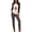 Black, variant on LIZUOJUN Women's Pajama Sets Long Sleeve Pants Sleepwear 2 Piece Lounge Set Soft Comfortable Breathable Pjs Loungewear Striped Christmas Print Pajama Holiday Sleepwear - L