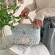 thumbnail image 5 of Bolso De Cosméticos Bolsa Bonito de belleza, neceser informal de algodón para maquillaje, estampado a la moda para vacaciones de fin de semana Tmvgtek Para Estrenar, 5 of 8