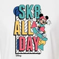 thumbnail image 3 of Disney - Mickey & Friends - Sk8 All Day - Skater Mickey - Juniors Cropped Cotton Blend T-Shirt, 3 of 5