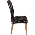 thumbnail image 3 of RYLABLUE Trendy Floral Design Stretch Chair Cover Protector Seat Slipcover for Dining Room Hotel Wedding Party Set of 4, 3 of 5
