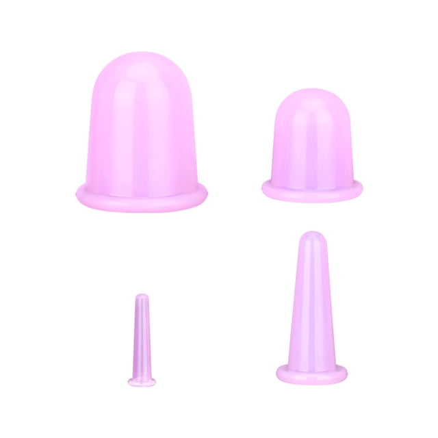 Dinheiro Juego de copas de masaje corporal de silicona especial para todo el cuerpo, cara, espalda y piernas, ventosas de silicona anticelulíticas, ventosas faciales, masajeador de vacío para