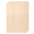 thumbnail image 1 of 3pcs Hojas de Madera de Tilo 14 x 8 x 1/8 Pulgadas Tableros de Madera Sin Terminar Contrachapado para Manualidades de Bricolaje Corte Láser con Superficies Lisas, 1 of 7