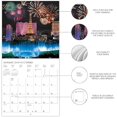 thumbnail image 5 of Graphique 2025 Vegas Glitz Wall Calendar - 12” x 12” - Thick Paper - Home & Office Organizer - Large Monthly Grid - 3 Languages & Marked Holidays - 4 Month Preview Page for 2026, 5 of 6