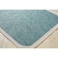 thumbnail image 4 of Livabliss Outdoor Rugs, 5x7 Miami Beach Traditional Aqua Area Rug for Patio, Porch, Deck, Backyard, Waterproof Indoor Outdoor Carpet (5'3" x 7'), 4 of 7
