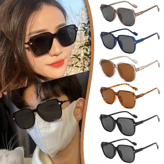 Only Moment Sunglasses Womens Trendy Fashion Accessories Pc Lightweight Narrow Shades Trendy UV Protection Sun Glasses Khaki One Size