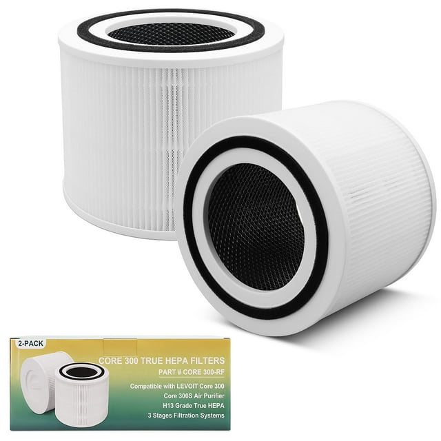 Core 300 Air Purifier Replacement Filter Compatible with LEVOIT Core 300 Air Purifier 3-in-1 H13 True HEPA Air Replacement Filter Compatible with LEV