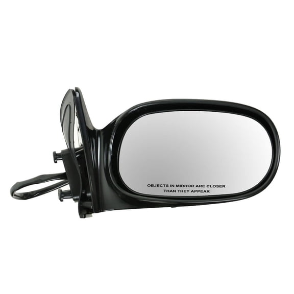 TRQ Smooth Black Power Side View Mirror Passenger Right RH for 98-02 Corolla MRA06125 Fits select: 1998-2002 TOYOTA COROLLA