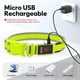 thumbnail image 5 of Collar LED para perro Flashseen, recargable por USB, color verde neón, 5 of 6