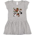 thumbnail image 3 of Inktastic Sinclair Tartan Lion Girls Toddler Dress, 3 of 5